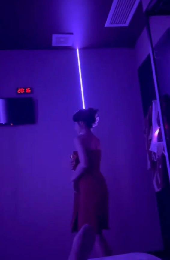 潍坊的一家在酒店里面的星空银色